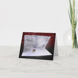 Cartão De Festividades 3D Illusion "Snowy Dreams"