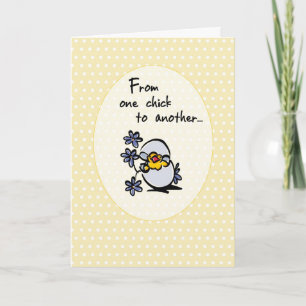 Cartão De Festividades 4146 One Chick Easter