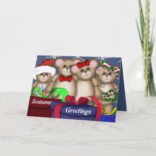 Cartão De Festividades 4 Buddies Christmas