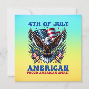 Cartão De Festividades 4 de julho de American Eagle Sublimation-61902