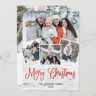 Cartão De Festividades 5 FOTO Natal - Latido Russo de Nascimento