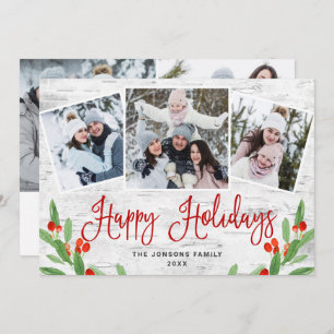 Cartão De Festividades 5 FOTO Natal - Latido Russo de Nascimento