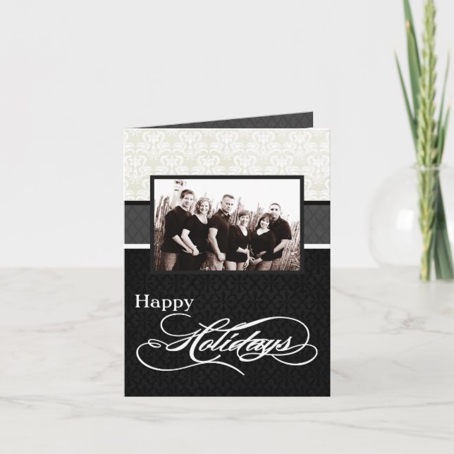 Cartão De Festividades 5x7 Personalized FOLDING PHOTO Greeting Card (Frente)