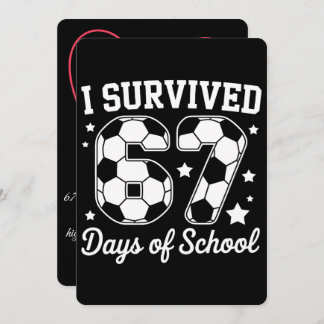 Cartão De Festividades 67 School Days, Basketball Mom Journey 2026