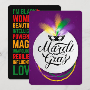 Cartão De Festividades 67 Six Seven Mardi-Gras História Negra 2026
