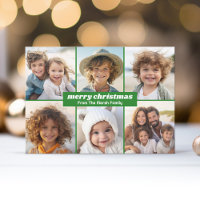6 Fotos - Feliz Natal - Vermelho Vermelho Amargo