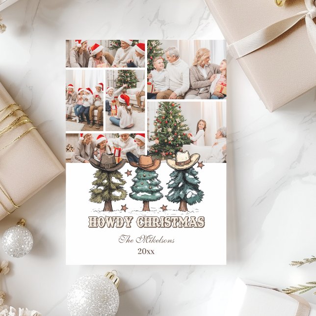 Cartão De Festividades 6 photo Western Howdy Christmas (Criador carregado)