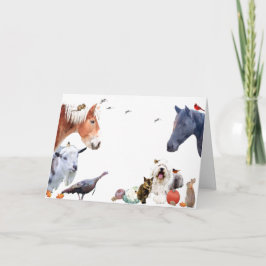 Cartão De Festividades #7 Aproveite a abundância da terra:HappyThanksprop