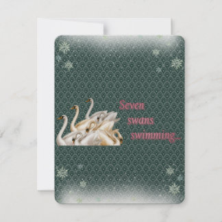 Cartão De Festividades 7 Dia De Natal...