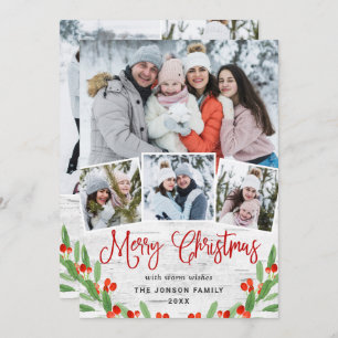 Cartão De Festividades 7 FOTO Natal - Latido Russo de Nascimento