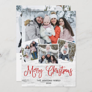 Cartão De Festividades 7 FOTO Natal - Latido Russo de Nascimento