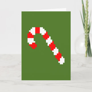 Cartão De Festividades 8-bit Retro Christmas Card