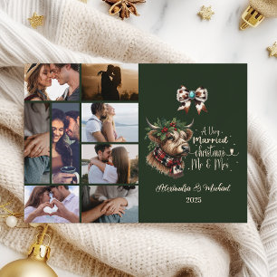 Cartão De Festividades 8 Foto de Vaca Highland Feliz Natal Sra. e Sr.