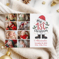 8 Foto Fofa Bebê Papai Noel 1º Natal
