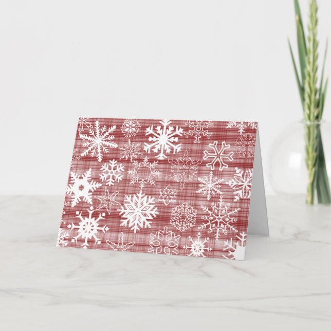 Cartão De Festividades 9:6 dos Snowflakes/AIA (Frente)