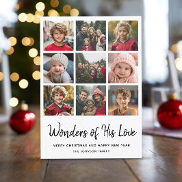 Cartão De Festividades 9 Várias Fotografias de Natal - Maravilhas do Seu 