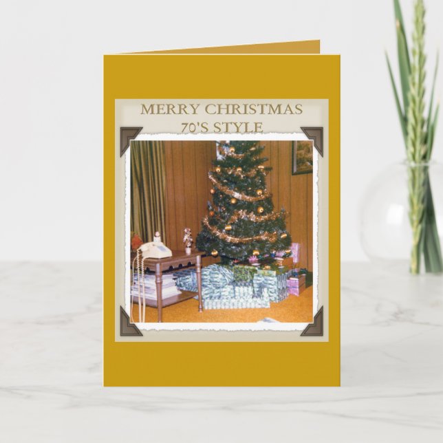 CARTÃO DE FESTIVIDADES A 70S CHRISTMAS (Frente)