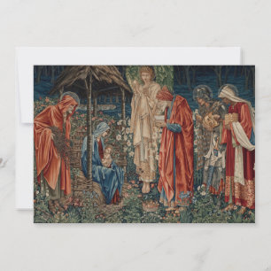 Cartão De Festividades A Adoração dos Magos por Edward Burne-Jones