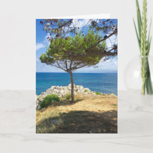 Cartão De Festividades A árvore siciliano