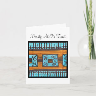 Cartão De Festividades A Beleza É A Melhor; Eu Te Amo A Mãe Design Clássi