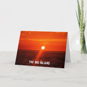Cartão De Festividades A BIG Island - Havaí