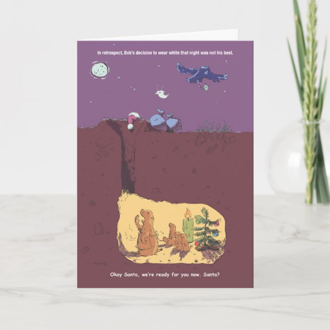 Cartão De Festividades A Bob Christmas (Frente)