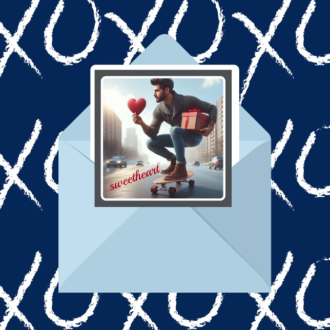 Cartão De Festividades A caminho do Namorados Gift Sweetheart (Criador carregado)