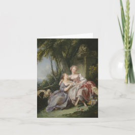 Cartão De Festividades A Carta de Amor