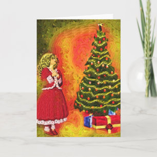 Cartão De Festividades A Childs Christmas