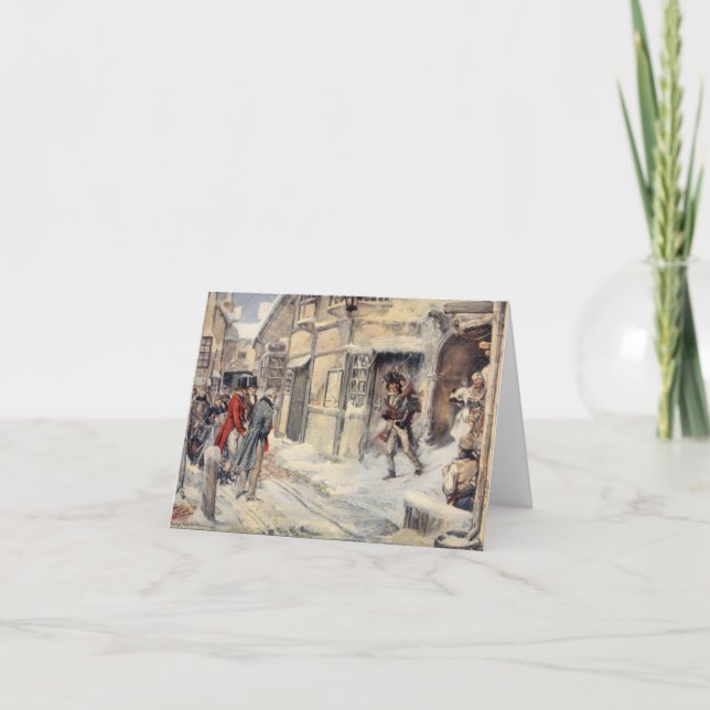 Cartão De Festividades A Christmas Carol Note Card (Frente)