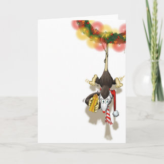 Cartão De Festividades A Christmas Opossum