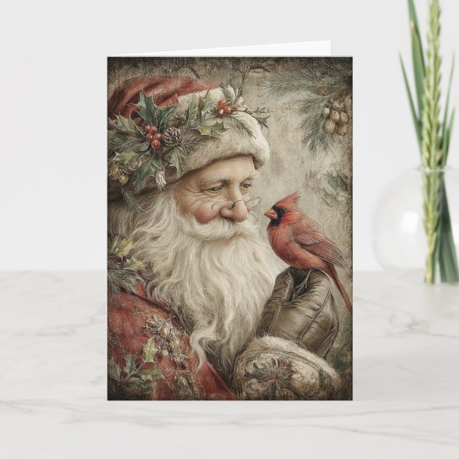 Cartão De Festividades A Christmas Visit (Frente)