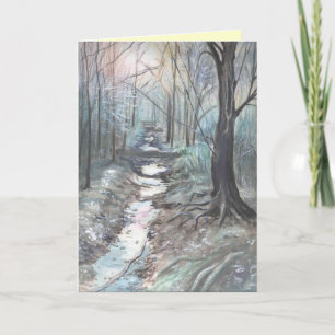 Cartão De Festividades a cold winters day