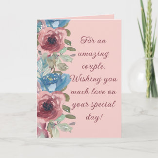 Cartão De Festividades A couple's Love Anniversary Card