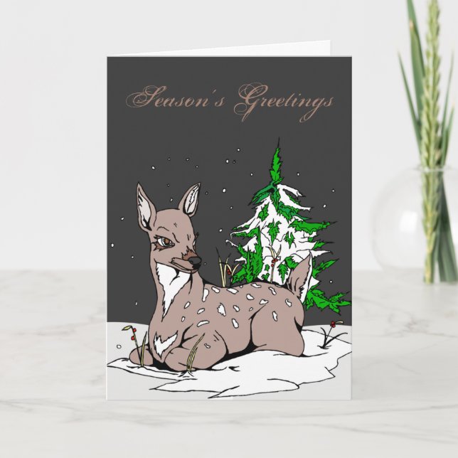 Cartão De Festividades A Doe - (Frente)