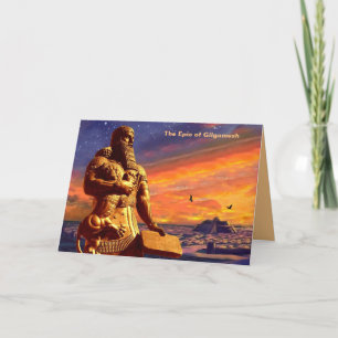 Cartão De Festividades A Epic do Gilgamesh Folded Holiday Card