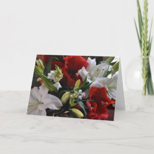 Cartão De Festividades A Feast of Blooms