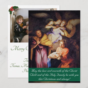 Cartão De Festividades A Foto de Natal da Natividade