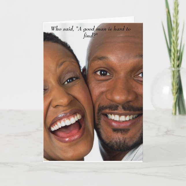 Cartão De Festividades A good man (Frente)