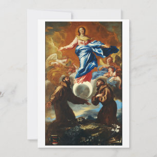 Cartão De Festividades A Imaculada Conceição da Virgem Maria