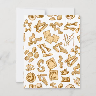 Cartão De Festividades A Itália é conhecida pela sua incrível cozinha