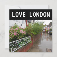 A London Street e a rain England