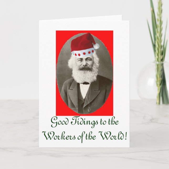 Cartão De Festividades A Marx Holiday Card (Frente)