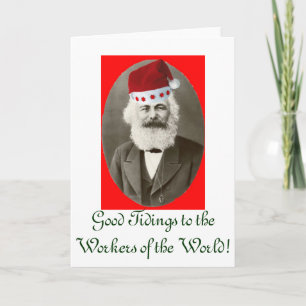Cartão De Festividades A Marx Holiday Card