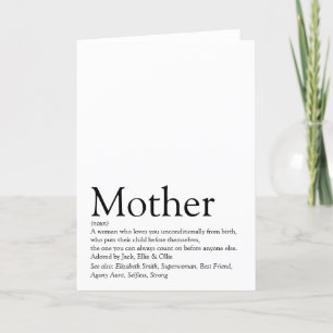 Cartão De Festividades A melhor mãe do mundo, a Mãe, a definição das 