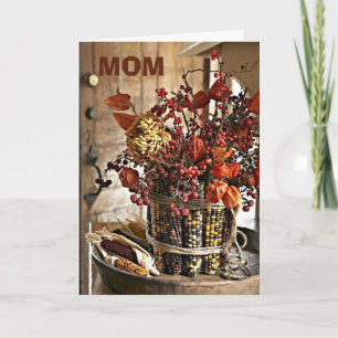 CARTÃO DE FESTIVIDADES À MINHA MÃE EM AGRADECIMENTO PELA "VOCÊ" MÃE