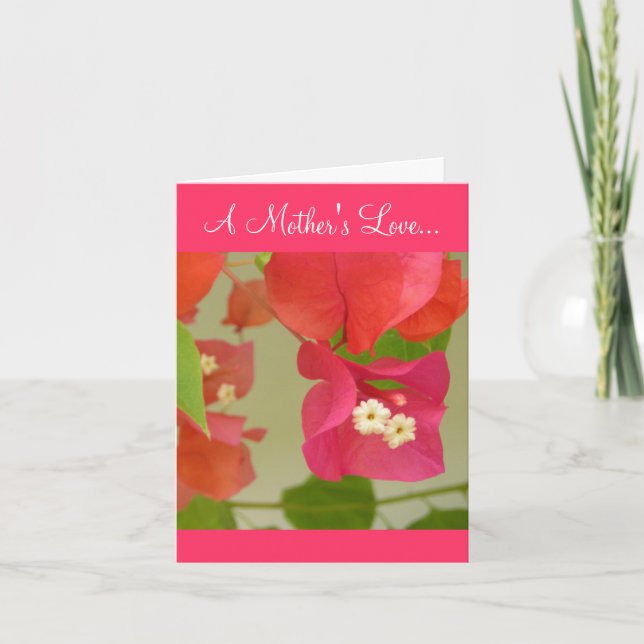 Cartão De Festividades A Mother's Love... (Frente)