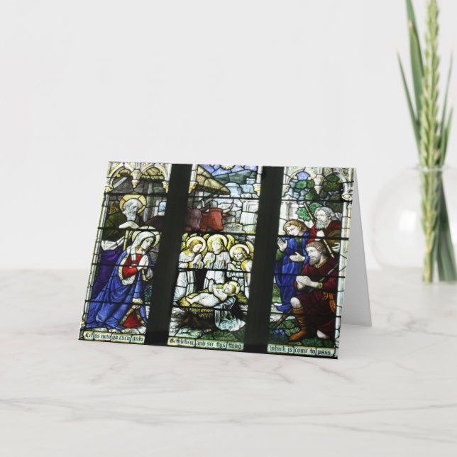 Cartão De Festividades A natividade (Frente)