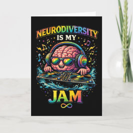 Cartão De Festividades A Neurodiversidade É Minha Paixão