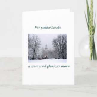 Cartão De Festividades A New and Glorious Morn